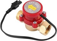 Magnetic Wate Sensor Switch Pipe Boosting Pump Machine Automatic Electronic Switch Control for Shower Low Water Pressure Solar Heater Water Circulation G1/2 Thread