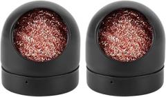 2PCs 599B Soldering Iron Tip Cleaner Carbon Steel Wire Ball Solder Cleaning Tool for Electronic Repair and DIY Welding Projects Professional Grade