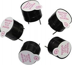 5-Pack 12x9.5mm DC 3V Active Buzzer for Arduino Raspberry Pi ,Magnetic Electronic Continous Long Beep Tone Alarm Sounder