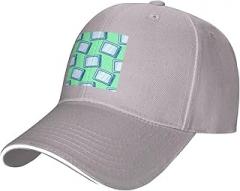 Seamless Patterns for Electronic Tablets Baseball Cap for Men Women Adjustabl Unisex Golf Dad Hat