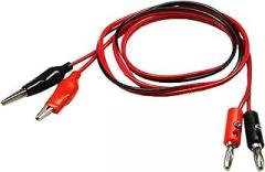 2Pcs High Voltages Test Cable Leads Connector Banana Plug to Alligators Clip Double End Wire Line Banana Plug to Clip for Efficient Electronic Testing and Maintenance