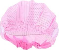 Anti-Static Electronics Cap Lightweight Breathable Protective Hat for Food and Pharmaceutical Industries Comfortable Unisex Design for Workshops and Factories Pink