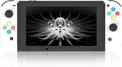 Replacement Housing Shell Case Set for Nintendo Switch Right Left Joy-Con Controller and Switch Console DIY Replacement kit for Your Switch Without Electronics (Joycon-White)