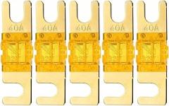 MECCANIXITY 5 Pcs 40 A 32 V Mini ANL Fuse Replacement Electrical Protection Electronics Blade Fuse for Automotive Marine Audio Video System