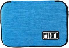 Water-Resistant Mesh Storage Bag – Lightweight Design for Electronics and Daily Essentials (Sky Blue)