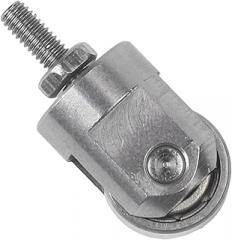 Stainless Steel Roller Point for Dial Indicator Wheel Probe, M2. Thread Roller Point Compatible with Digital and Electronic Gauges, Indicator Probe Replacement