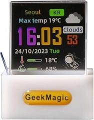 3D Hologram Cube Display, Electronic Cube Photo Frame, WiFi Display -Photo Album Show LED Panel Display Frame for Home Living Room Decoration (White)