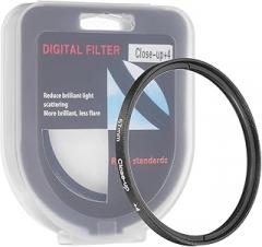 PATIKIL 67mm Close-up Filter Macro Lens Filter +4 Diopter Magnification Close-up Lenses with Cap Camera, Black