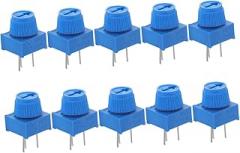 10pcs Throttle Potentiometer Resistive Material Potentiometer Resistor for Electronic Devices