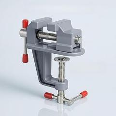 Portable Mini Clamp Tool - 360° Swivel Aluminum Alloy Vise for Jewelry, Crafts, Models & Electronics Repair Projects
