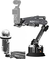 MOVMAX Blade Arm Compatible with DJI Osmo Pocket 3, Solar Electronic Suction Cup with Waterproof Case for DJI Osmo Pocket3