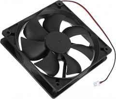 PRETYZOOM 12V Dc Cooling Fan for Computer Cases Electronic Cooling Device with Replaceable Plug Efficient Airflow for Improved Performance