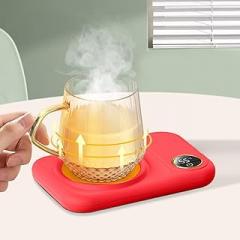 Coffee Cup Wamer Winter Heating Cup Pad 3 Temperatures Intelligent Control 8 Hours Auto Shut Off Cup Warmer Heating Plates Electronic Candle Warmer Heating Plates Heated Coffee Cup Warmer for Desk
