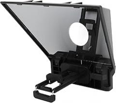 8 Inch Teleprompter, HD Display Glass with Lens Adapter Rings for DSLR Cameras and Smartphones for Live Streaming Video Conferencing
