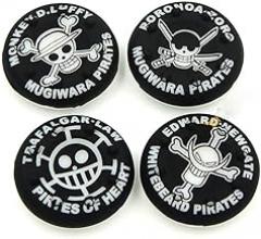 4 in 1 Analog Stick Joystick Rubber Silicone Cap Thumbstick Thumb Grip Cover Case Skin Joystick Grips for PS4 PS3 Xbox One Xbox 360 Controller (2# White)