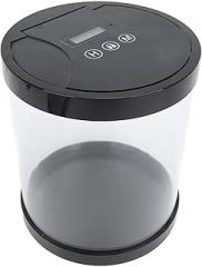 Plastic Timed Lock Box, Electronic Password Lock for Phone, Keys Wallet, with Multi Function Storage, for Home Office School (Black)