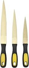 3Pcs Woodworking File Golden Tapered Wood Rasp File Set DIY Woodworking Craft Wood Carving Carpenter Tool