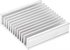 uxcell Electronics Cooler Heatsink for MOS GPU IC Chip Silver 50 x 50 x 13 mm