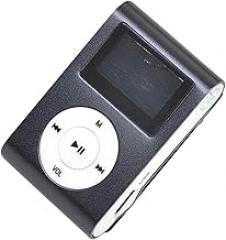 Mp3 Player For Sports, Travelling Usb Portable Music Player with Speaker Lcd Screen Digital Music Long Standby Time Rechargeable Mp3 Player for Kids Cool Stuff Tech Gadgets Electronics for Men (Black)