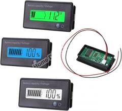 7-100V LCD Battreriy-Thitium Battreriy Charge Level Capacity Indicator Voltage Trackier Metier LED Tester VoltTrackier Metier Display New 2026 High for Reliable Electronic Component