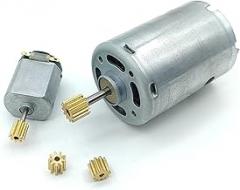 0.6M Modulus 8T 9T 10T 12T Teeth Metal Copper Brass Gear Electronic Starter Spindle Gearwheel Fit 2mm 3.175mm A