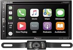 Pioneer AVH-2550NEX in Dash DVD Receiver with a License Plate Backup Camera and a Lanyard Bundle (Renewed)