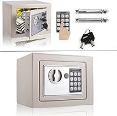 Piggy Bank for Adults,Hidden Savings Lock Money Small Box with Code Key Lockbox for Home Documents Cash Jewelry Boxes for Personal Items Box, Electronic Box with Keypad Lock, Small Box, Lock Box