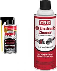 Hosa DeoxIT 5% Spray Contact Cleaner, 5 oz. and CRC QD Electronic Cleaner - 11 oz