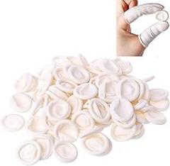 100Pcs Finger Cots Finger Protectors,Non-Slip Disposable Antistatic Finger Cots Finger Covers, Protection Finger Sleeve for Arts and Crafts Electronic Repair