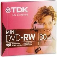 mini DVD-RW 1.4GB reWriteable