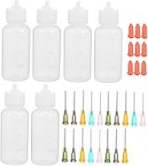 Ciieeo 1Set Tip Applicator Bottle Set with Precision Needle Tips Versatile Squeeze Bottles for Crafts DIY Projects and Electronic Repairs Design for Home