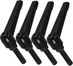 4pcs Adjustable Threaded Alloy Handle Clamping Lever Screw Bolt Knob for Mechanical Furniture Electronics Quick Release Ratchet for Enhanced Tool Control and Lightweight Use