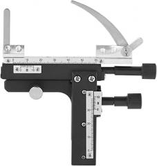 Professional Microscope X-Y moveable Stage Caliper. Attachable Mechanical with Scale Used on Microscope