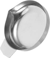 Precision Stainless Steel Weighing Pan for Electronic Scales Scratch-Resistant for Home Laboratory and Cooking Weighing Tray for Jewelry and