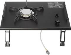 Outdoor Gas Stove 13648 BTU Portable Gas Stove Folding Camping Stove Electronic Ignition Camping Cooking Stove with Handles for Outdoor Cooking Hiking Camping