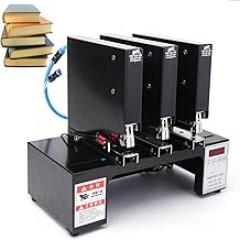 JOSBY Electric Three-Head Pneumatic Stapler, Industrial CNC Rapid Binding Machine, Maximum Distance 35cm, Binding Depth 0-5MM Adjustable, Pop-up Nail Slot, for Printing Houses, Offices, Publishers