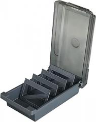 Name Card Box Business Card Holder for Desk with Dividers and Index Tabs for Men and Wowen(500 Cards acity)