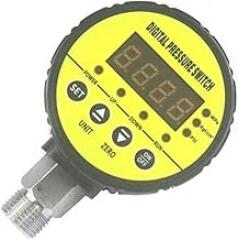 80mm S910 Digital Pressure Controller Automatic Electronic Pressure Gauge Switch Water or air Manometer Default M20*1.5(0-0.6Mpa)