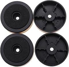 12PCS Speaker Isolation Feet Amplifier 48mm Plastic Shock Absorbing Base Pads Used for Audio CD Subwoofer Repair Nail Rack Furniture Accessories Foot Pads Gold