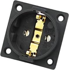 Stylish European Power Outlet Panel Offer Safe Power Supply Square Power Socket for Multiple Electronic Devices