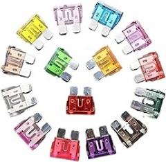 16pc 1A-50A Plug Fuse PC Transparent Type car - Electric Motorcycle Electronic Component Protection(Medium15A32VPC)