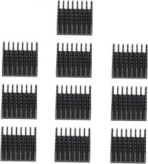 ARTIBETTER 10pcs Metal Heat Sink Electronics Cooling Radiator Aluminum Heat Sinks