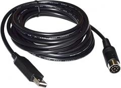 ZHANGLH F&T>D*I FT232RL USB to DIN 8 PIN Male Connector RS232 Converter Serial Cable for Electronic Weight Indicator Model I10 to PC(1.8m)