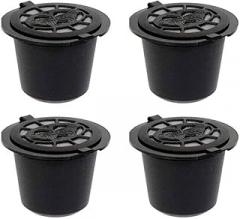 Coffee Capsule Filter Reusable Coffee Capsule Pod for Machines Refillable 4pcsCoffee Machines Pod