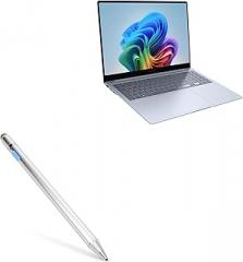 BoxWave Stylus Pen Compatible with Samsung Galaxy Book4 Edge 16 - AccuPoint Active Stylus, Electronic Stylus with Ultra Fine Tip - Metallic Silver