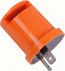 F028 Universal Cylindrical Car Electronic Flasher Can 2PIN Foot