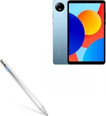 BoxWave Stylus Pen Compatible with Xiaomi Redmi Pad SE 8.7 - AccuPoint Active Stylus, Electronic Stylus with Ultra Fine Tip - Metallic Silver