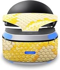 MightySkins Skin Compatible with Sony Playstation VR wrap Cover Sticker Skins Albino Python