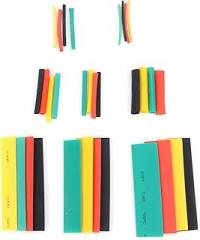 Tyenaza 8PCS Heat Shrink Tubing Kit, 4 Color Yellow Black Red Green Electronic Components, for Wire Connection Repair, Data Line Repair