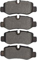 KarParts360 For Mercedes-Benz Metris 2016-2023 Brake Pads | Low Metallic Friction | Electronic Pad Wear Sensor | 46.7 Millimeters/1.84 Inches Inner Height | 118.6 Millimeters / 4.67 Inches Inner Width